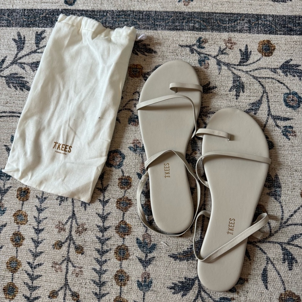 NEW TKEES Grey Sandals